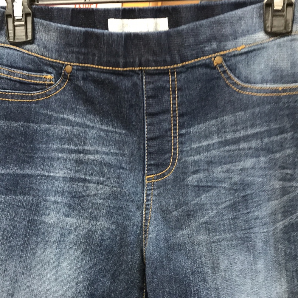 NWT BOSTON PROPER SO EASY DENIM LEGGING Dark Wash sz 6
